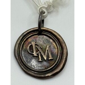 Waxing Poetic Phi Mu Sorority Sterling Silver Charm or Small Pendant
